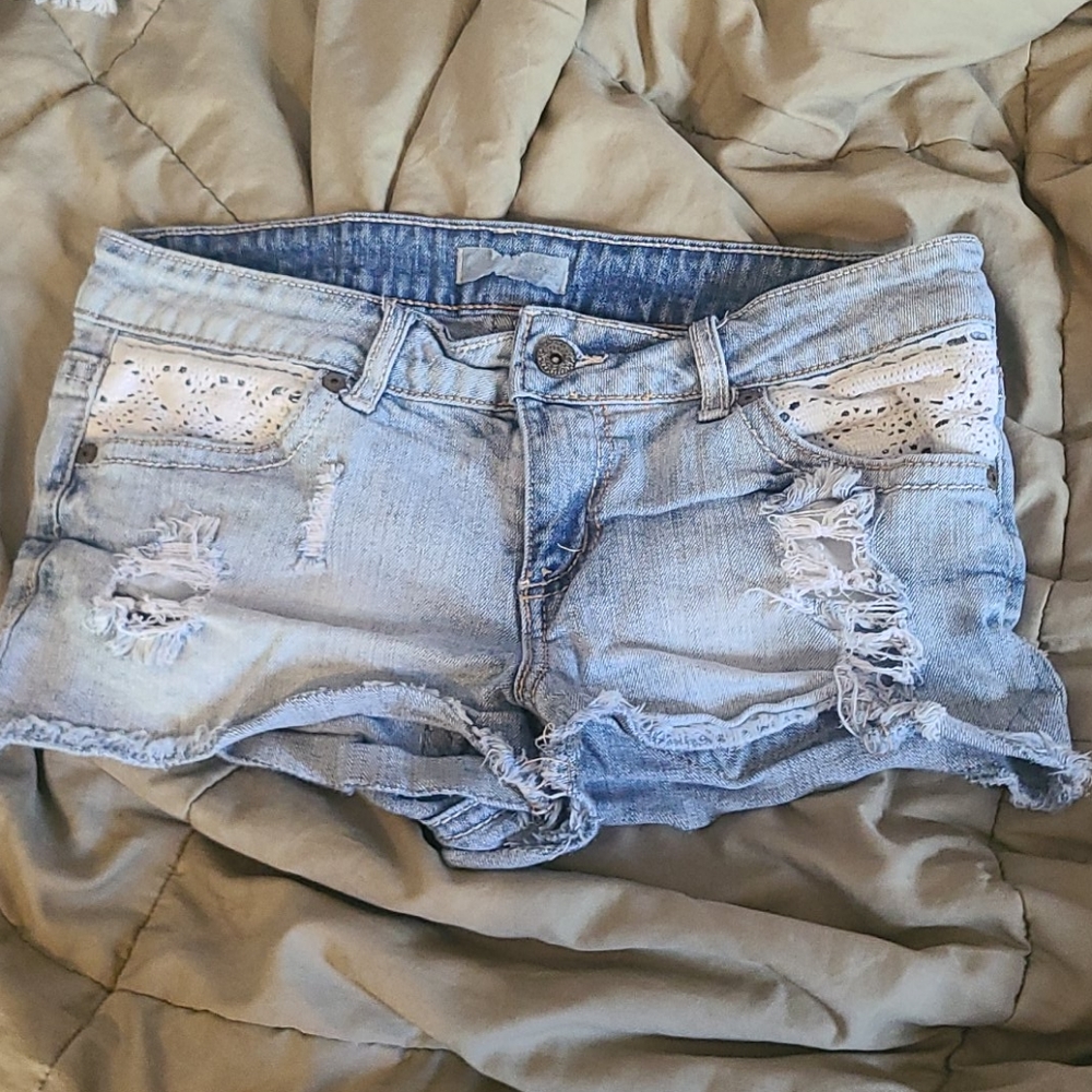 Sound girl denim shorts